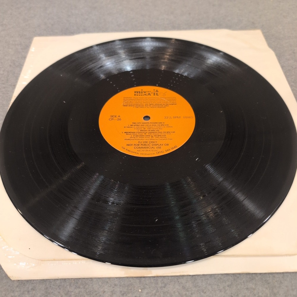 Mixx-It CP-26 The City Nights Power Mix X De La Soul Coldcut 12" Vinyl DJ Promo - Picture 2 of 5